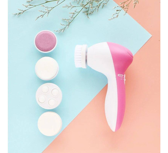 دستگاه ماساژور و فیس براش ۵ کاره Beauty Care Massager