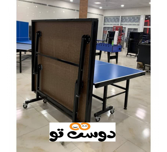 میز پینگ پنگ 8 چرخ تاشو MDF 25 میل مدل TM114