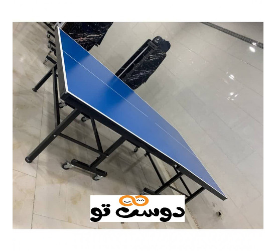 میز پینگ پنگ 8 چرخ تاشو MDF 25 میل مدل TM114